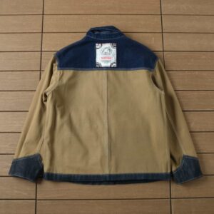 Evisu brown denim jacket