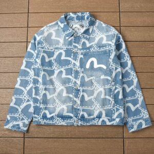 Evisu logo blue denim jacket