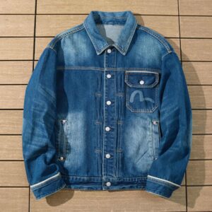 Evisu logo denim jacket